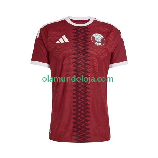 Camisola Catar Homem Equipamento Primeiro Copa do Mundo 2026 Manga Curta